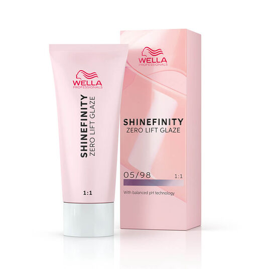Wella Professionals Shinefinity Zero Lift Glaze Gloss Vernis Color&eacute; Longue Tenue 05/98 Cool Steel Orchid 60ml