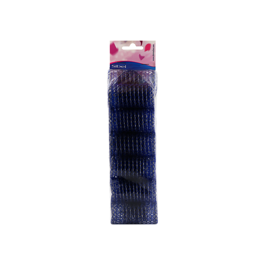 Sibel Mesh Draadrollers Indeformable 35mm Blauw, 12 Stk.