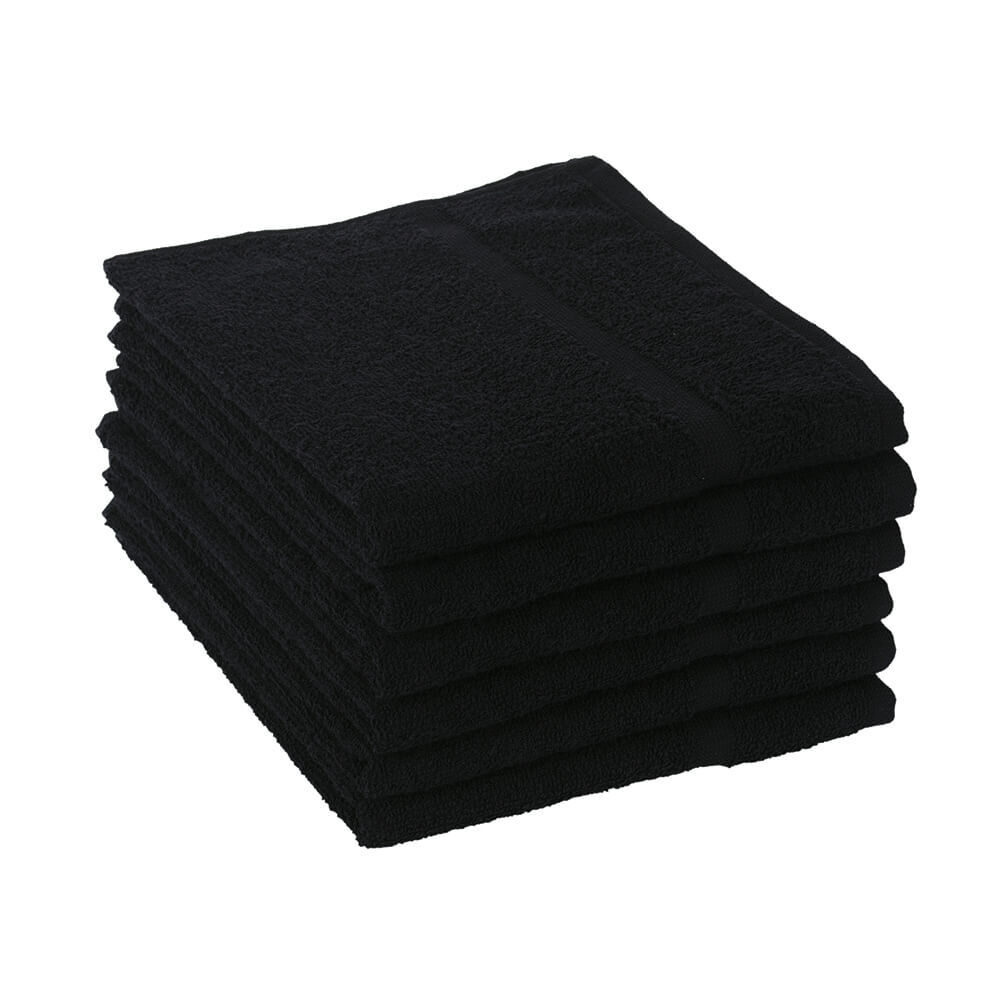 S-PRO Towel Cotton Black Bleach Resistant x6 S-PRO Towel Cotton Black Bleach Resistant x6