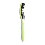 Olivia Garden Fingerbrush Care Dolce Vita Iconic Zwijnenhaar en Nylon Pistachegroen