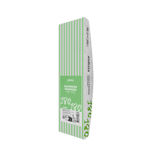 Andreia Professional Halfmoon Washable Pro File 180/180 10 pi&egrave;ces