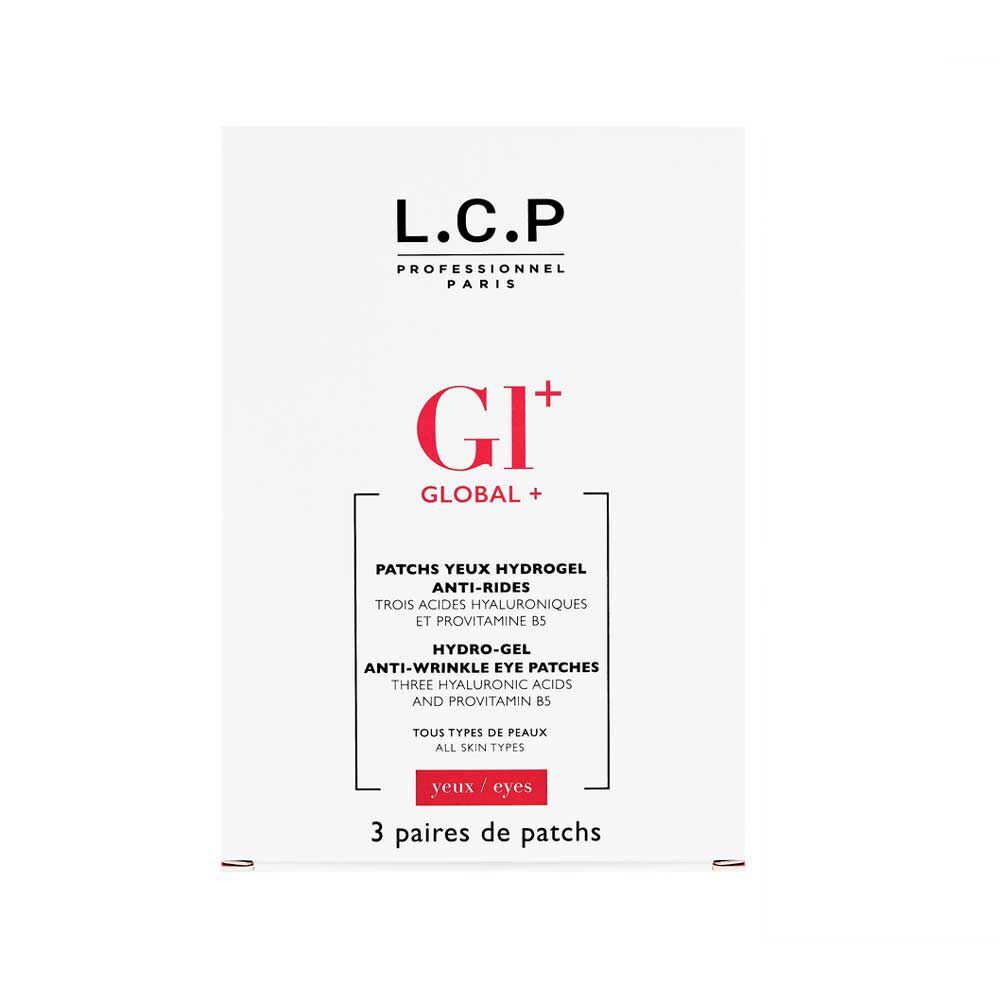 L.C.P Professionnel Patchs Yeux Hydrogel Anti-rides Or x3