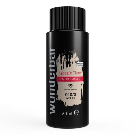 Wunderbar Gloss'n Tone Coloration Liquide Demi-Permanente 010/0 Blond Tr&egrave;s Tr&egrave;s Clair 60ml