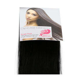 Wildest Dreams Extensions Cheveux Lisses Humains Clip-In 1pc 46cm