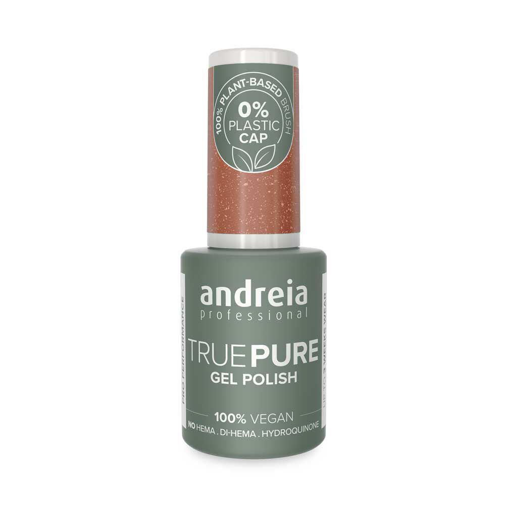 Andreia Professional True Pure Vernis gel sans Hema - T53 Marron Avec Des &Eacute;clat Subtil 10.5ml