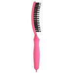 Olivia Garden Fingerbrush Care Iconic Boar&Nylon Hot Pink