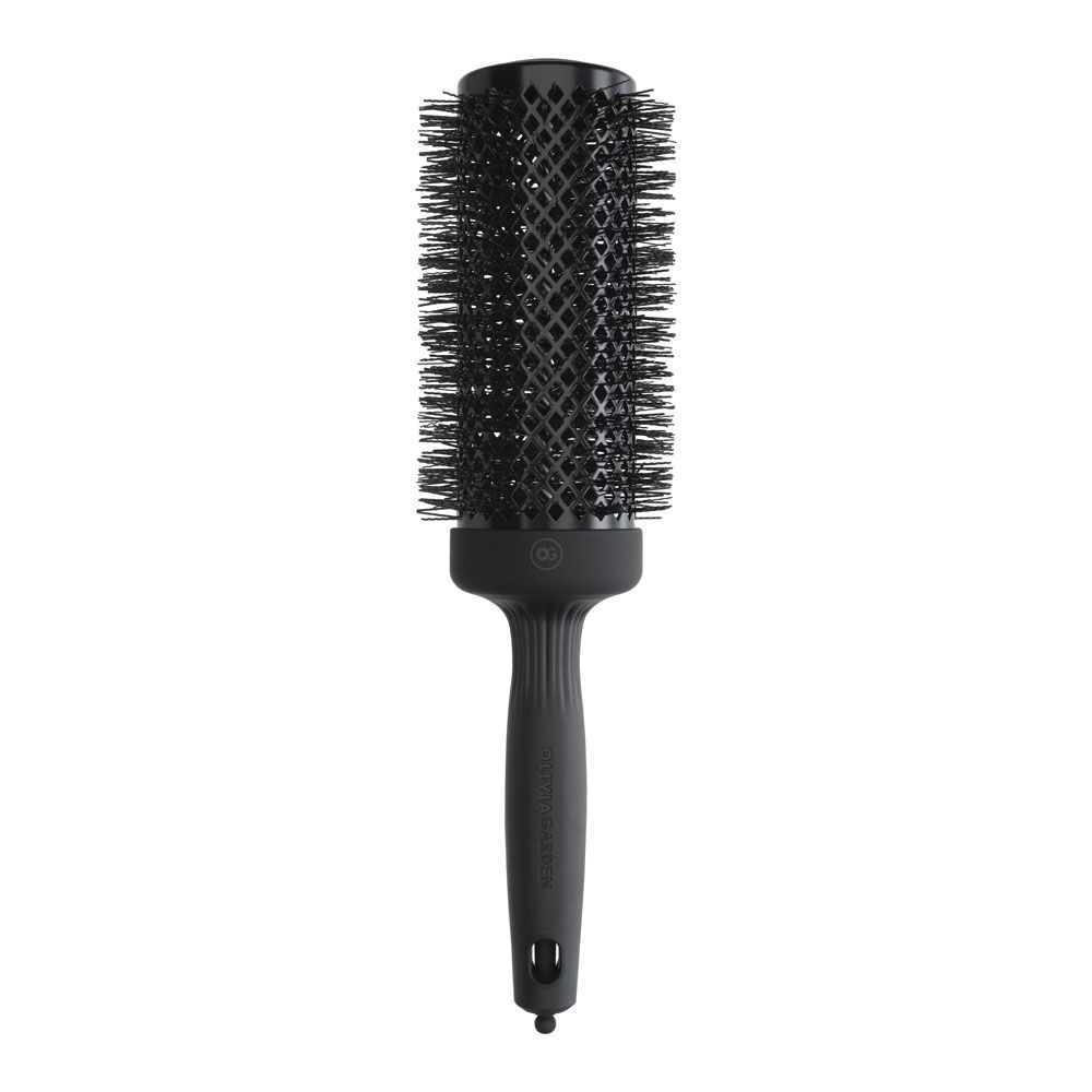 Olivia Garden Expert Blowout-borstel Speed met golvende borstelharen &ndash; zwart label 55 mm