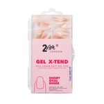 2AM London Soft Gel Tips - Short Oval Sheer 120 PK