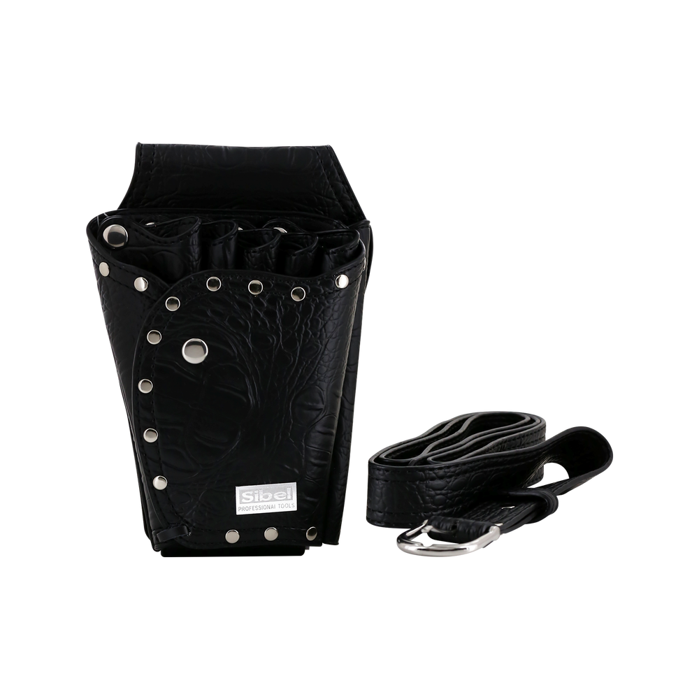 Sibel Étui Boy 5 Croco Noir Sibel Étui Boy 5 Croco Noir