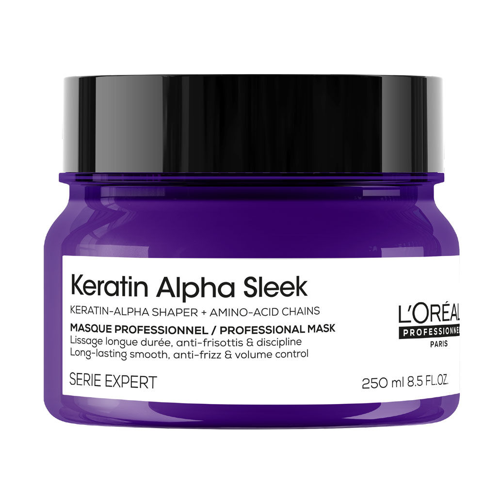 L'Or&eacute;al Professionnel Keratin Alpha Sleek Professioneel Haarmasker 250ml