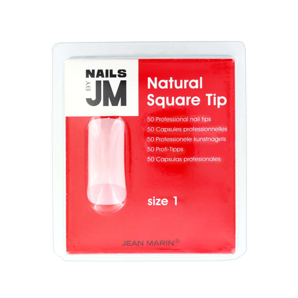 Jean Marin Prof Kunstnagels Natural Square 50 st Jean Marin Prof Kunstnagels Natural Square 50 st