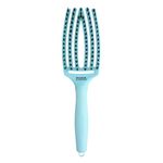 Olivia Garden Fingerbrush Care Dolce Vita Iconique Sanglier & Nylon Bleu Ciel