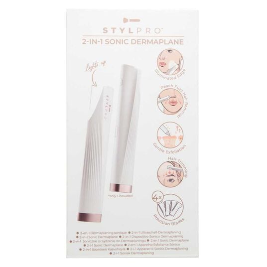 Stylpro 2-in-1 Sonic Dermaplane