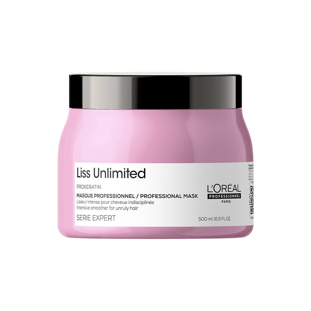L'Oréal Professionnel Série Expert Liss Unlimited Masker voorr weerbarstig haar 500ml L'Oréal Professionnel Série Expert Liss Unlimited Masker voorr weerbarstig haar 500ml