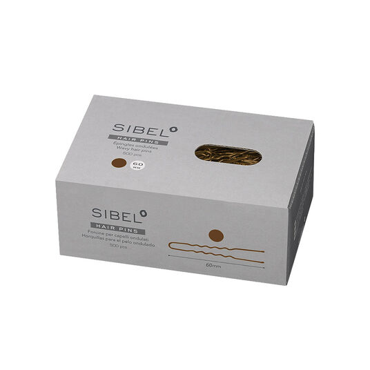 Sibel Metalen Pinnen Golvend 50mm Bruin 500 Stk