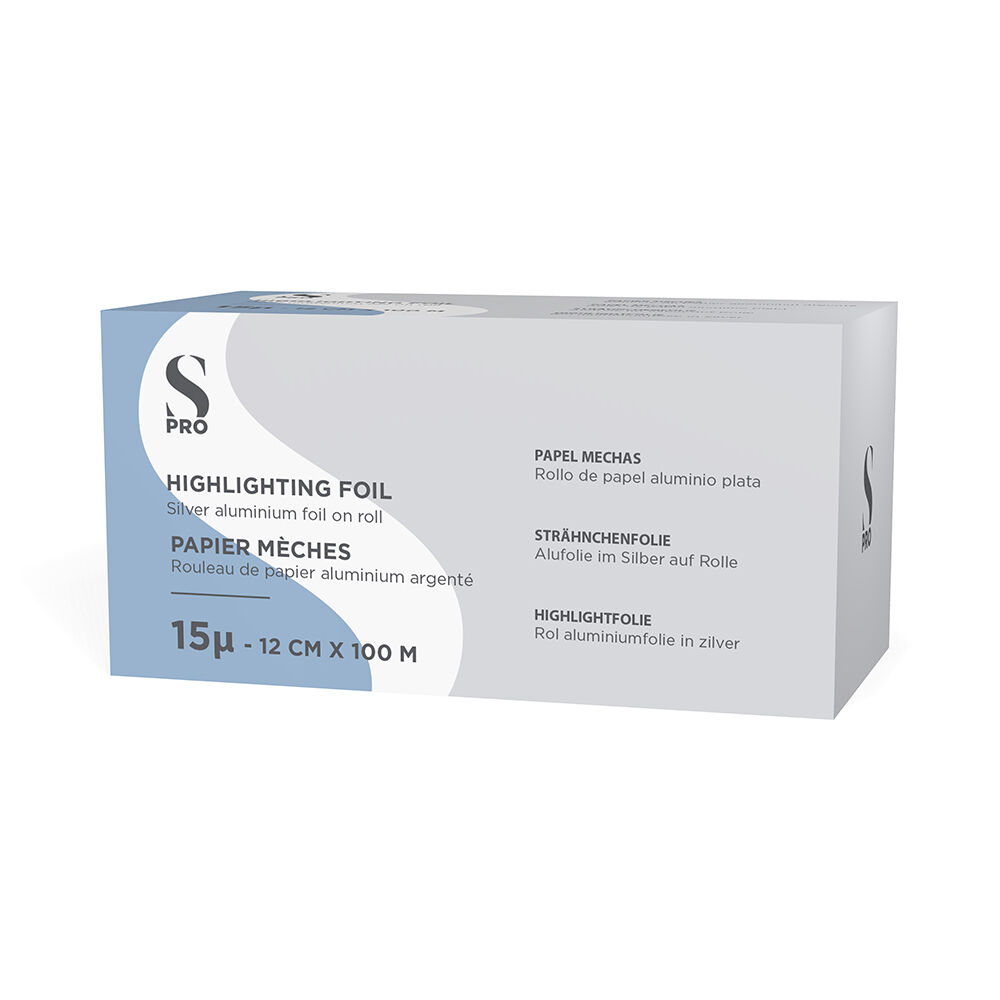 S-PRO Aluminium-highlightfolie 12cm 15st. S-PRO Aluminium-highlightfolie 12cm 15st.