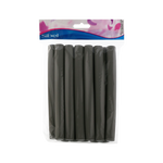 Sibel Lot de 12 Bigoudis Superflex Longs Gris