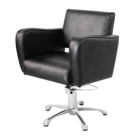 S-PRO ED Fauteuil De Coiffure Emma Noir