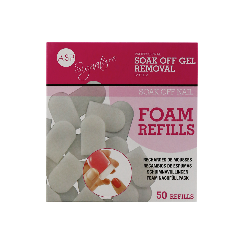 ASP Signature Soak off Nail Foams Refill 50 st ASP Signature Soak off Nail Foams Refill 50 st