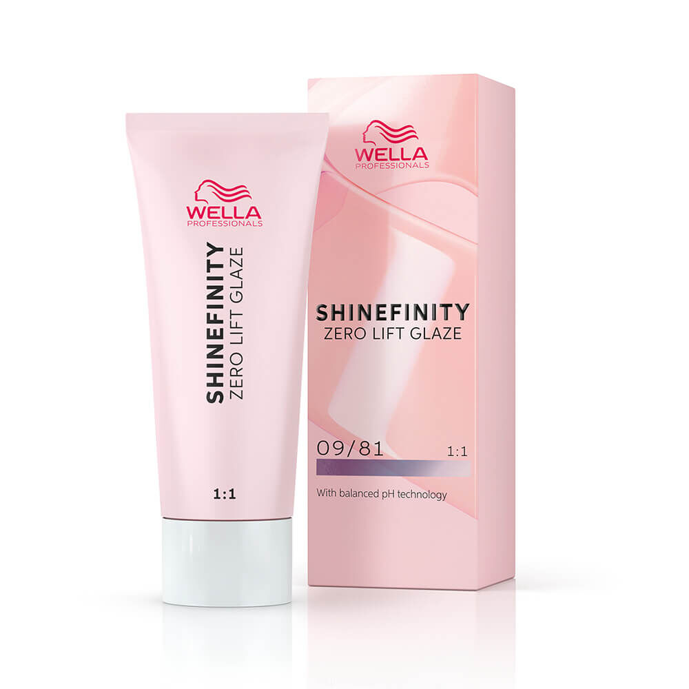 Wella Professionals Shinefinity Zero Lift Glaze Demi-permanente haarkleuring 09/81 Cool Platinum Opal 60ml