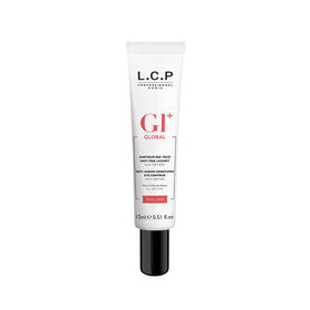 L.C.P Professionnel Global+ Gladmakende, anti-aging oogcontourcrème met peptiden. 15ml