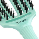 Olivia Garden Fingerbrush Care Iconische Borstel Zwijnenhaar & Nylon Arctisch Licht Teal