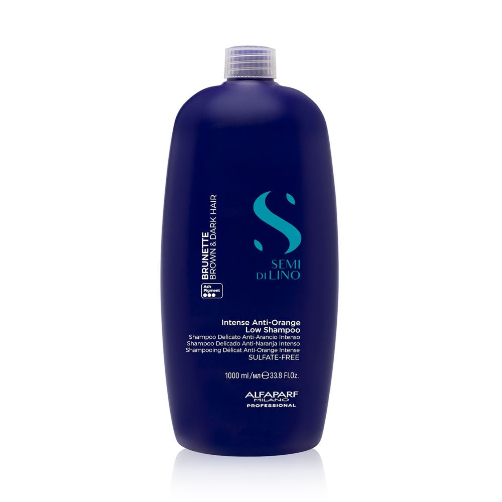 Alfaparf Milano Semi Di Lino Brunette Shampooing Délicat Anti-Reflet Orange 1L Alfaparf Milano Semi Di Lino Brunette Shampooing Délicat Anti-Reflet Orange 1L