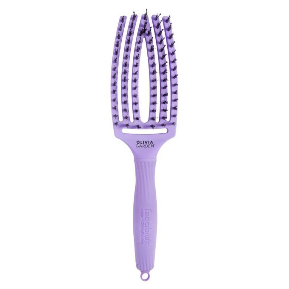 Olivia Garden Fingerbrush Care Iconic Boar&Nylon Lavender