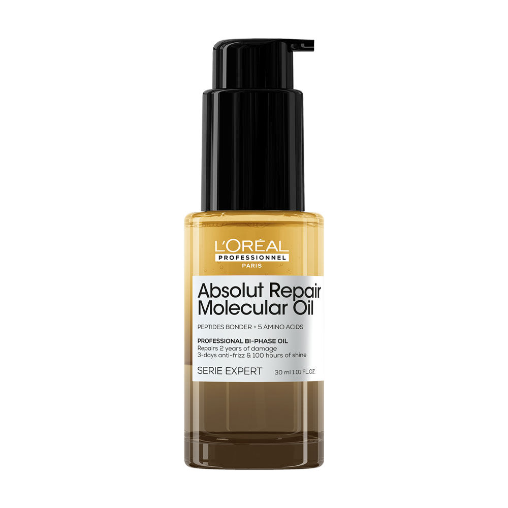 L'Oréal Professionel Absolute Repair Molecular Huile Bi-Phase Oil 30ml L'Oréal Professionel Absolute Repair Molecular Huile Bi-Phase Oil 30ml