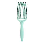 Olivia Garden Fingerbrush Care Iconische Borstel Zwijnenhaar & Nylon Arctisch Licht Teal