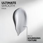 Wella Professionals Ultimate Smooth, Masque nourrissant pour cheveux secs, ternes ou frisés, 75ml