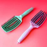 Olivia Garden Fingerbrush Care Iconic Boar&Nylon Lavender