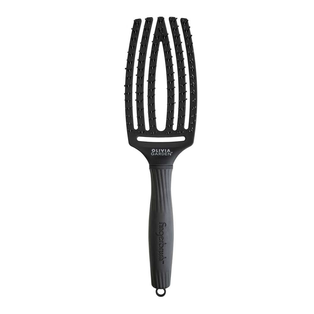 Olivia Garden Fingerbrush Care Iconic Borstel met dubbele haren medium Olivia Garden Fingerbrush Care Iconic Borstel met dubbele haren medium