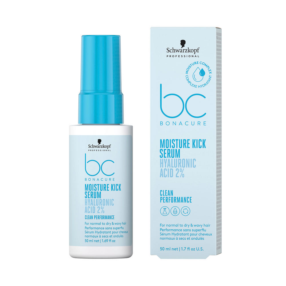 Schwarzkopf Professional Bonacure Moisture Kick S&eacute;rum &agrave; l&rsquo;acide hyaluronique 50ml
