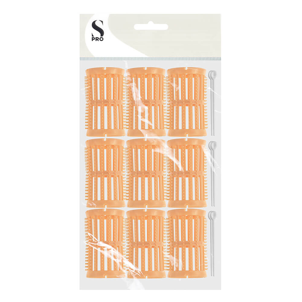 S-PRO Bigoudis en Plastique Mise en Plis Ø40mm x6 S-PRO Bigoudis en Plastique Mise en Plis Ø40mm x6
