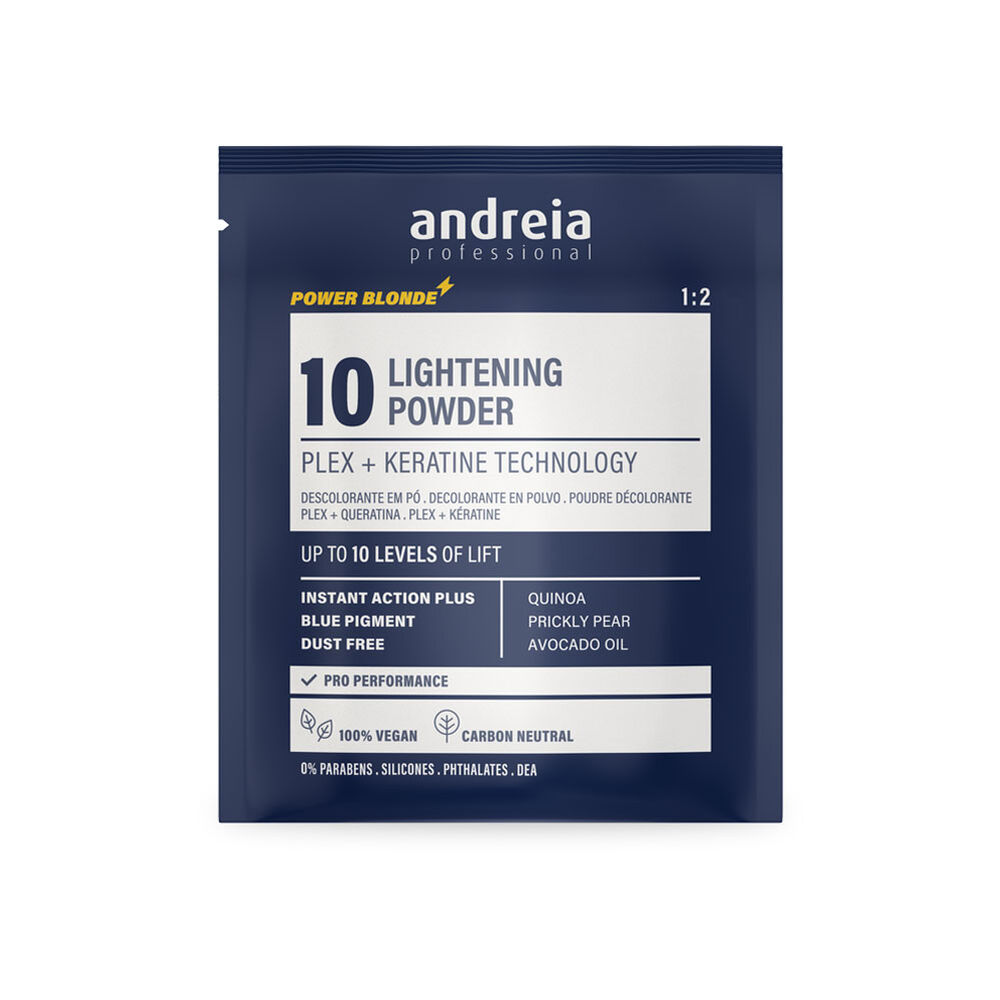Andreia Professional Power Blonde 10 - Poudre D&eacute;colorante Bleue Vegan 30g