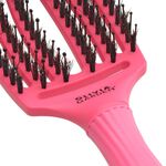 Olivia Garden Fingerbrush Care Iconic Boar&Nylon Hot Pink