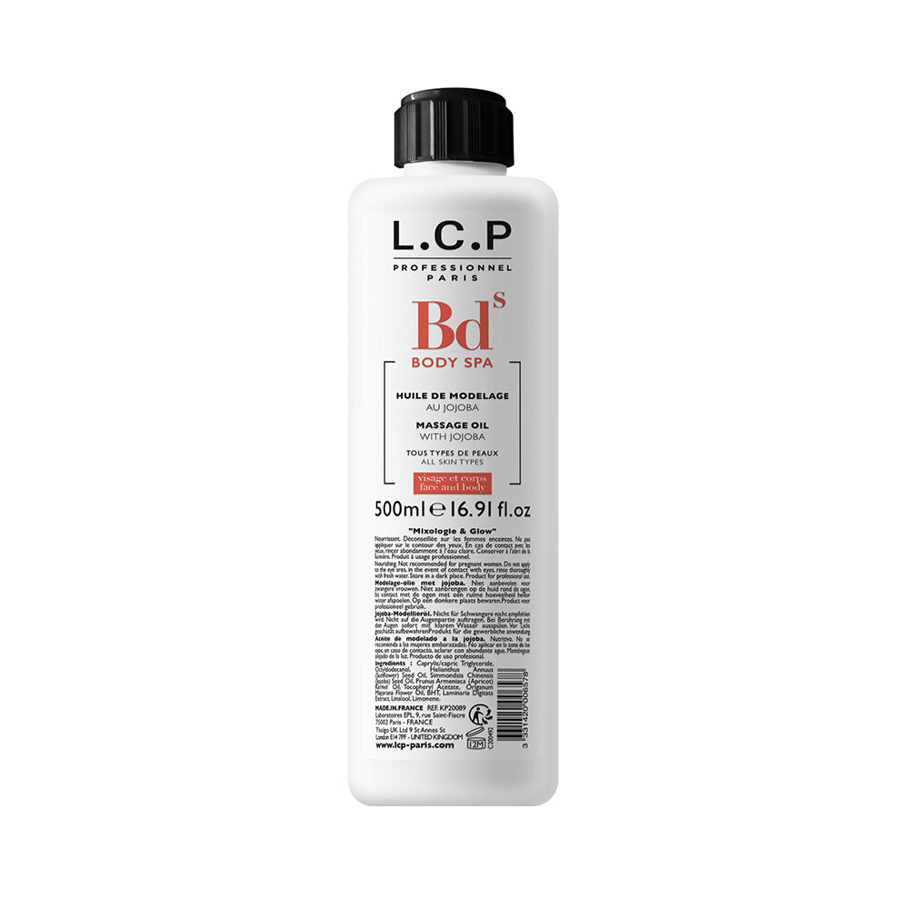L.C.P Professionnel Body Spa Modelage-olie met jojoba 500ml L.C.P Professionnel Body Spa Modelage-olie met jojoba 500ml