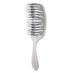 Olivia Garden Essential Care Brush Flex Ice Gray - Fine Hair