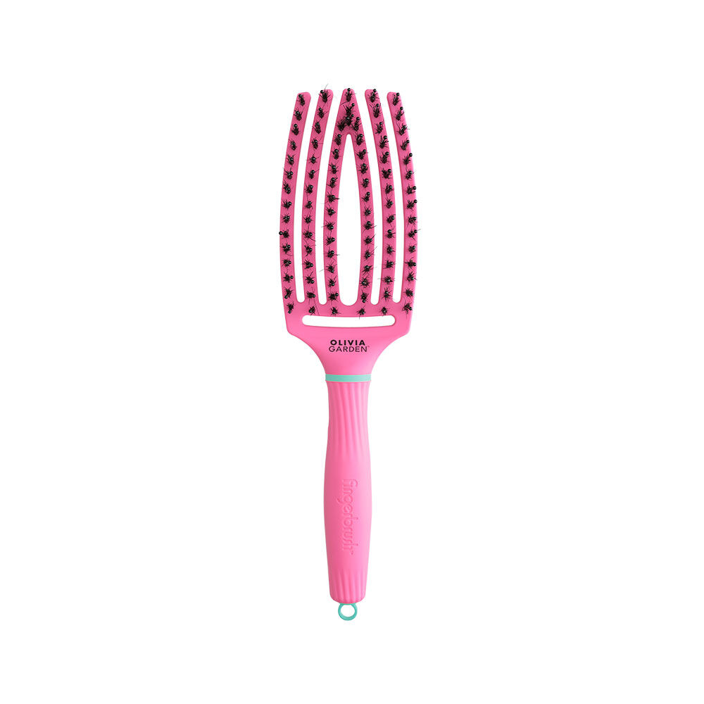 Olivia Garden Fingerbrush Inner Child brosse &agrave; cheveux Lollipop Pink