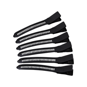 Cricket Clips Super Grip Black 6pcs