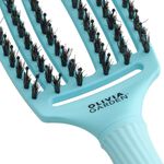 Olivia Garden Fingerbrush Care Dolce Vita Iconique Sanglier & Nylon Bleu Ciel
