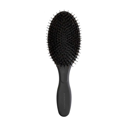 Olivia Garden Essential CareExpert Brosse ovale en sanglier et nylon Noir