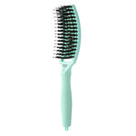 Olivia Garden Fingerbrush Care Iconische Borstel Zwijnenhaar & Nylon Arctisch Licht Teal