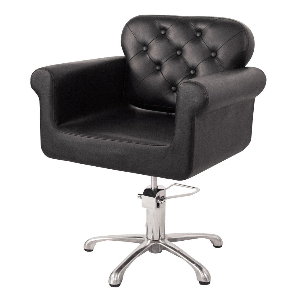 S-PRO ED Fauteuil De Coiffure Brianna Noir