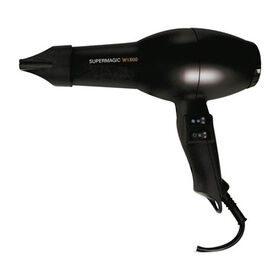 S-PRO Supermagic Haardroger 1500W Zwaart