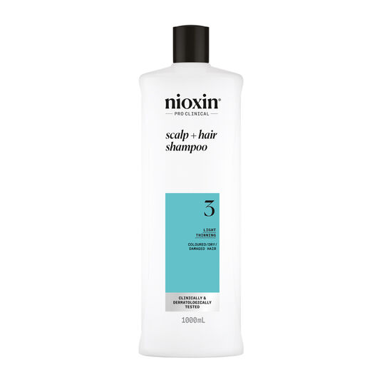 Nioxin System 3 Shampoing Cuir Chevelu + Cheveux 1l