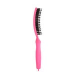 Olivia Garden Fingerbrush Think Pink Boar & Nylon Pink Ink Brush
