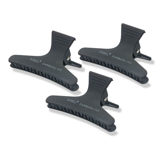Sibel Pinces S&eacute;pare-M&egrave;ches Carbon Line 8cm Noir x3