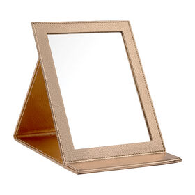 Salon Services Easel Plooibare Make-Up Spiegel Champagne Gold